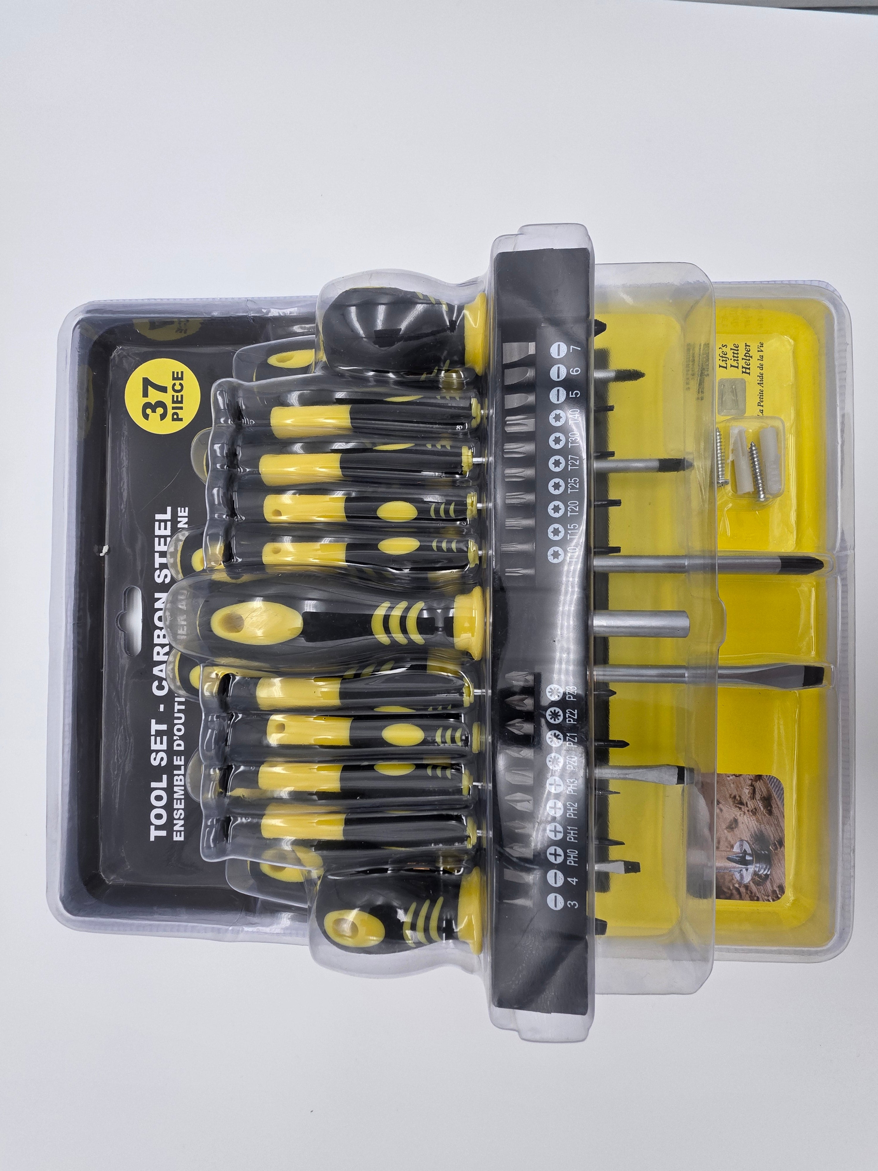 37-Piece Home Tool Kit (Carbon Steel)